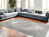 2' X 4' Gray Distressed Medallion Area Rug